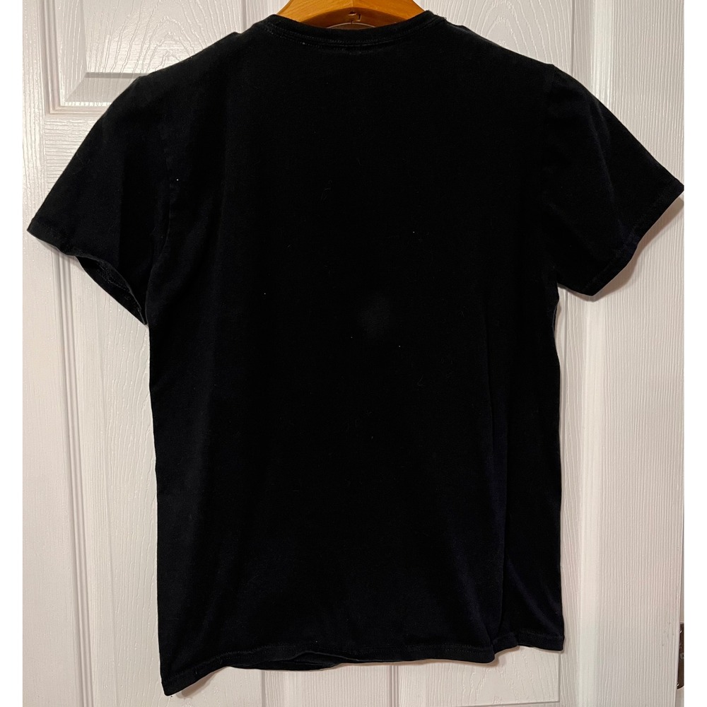 Peanuts Snoopy Charlie Brown Abbey Road Parody Black Graphic T-Shirt Womens M - Picture 2 of 4